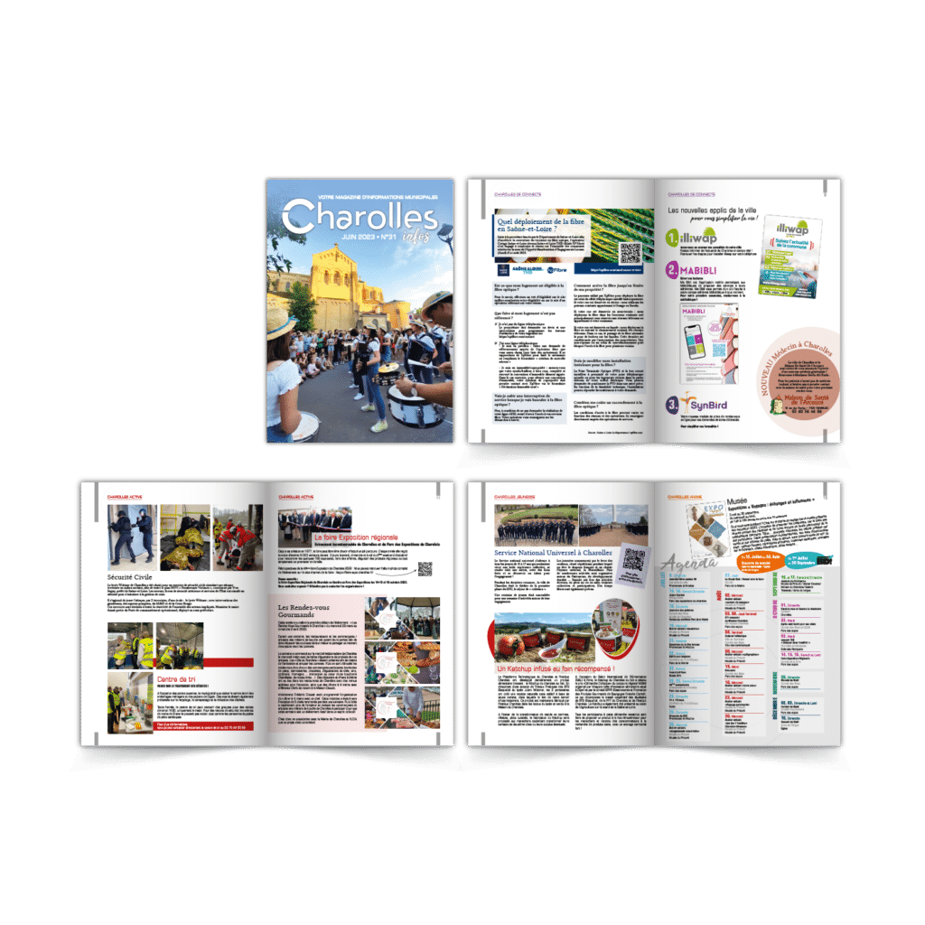 Magazine Municipale Bulletin Municipale Charolles Création graphique Tecknyscene Esprit'Com-01-01
