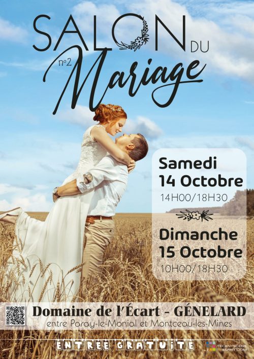 Salon du mariage 2023 Paray le Monial 71 Saône-et-Loire Bourgogne Genelard Digoin Gueugnon Charolles Montceau les Mines